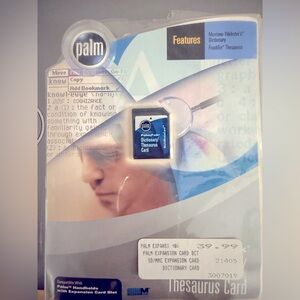PalmPak Dictionary & Thesaurus SD/MMC Card for Palm OS–Merriam-Webster +Franklin